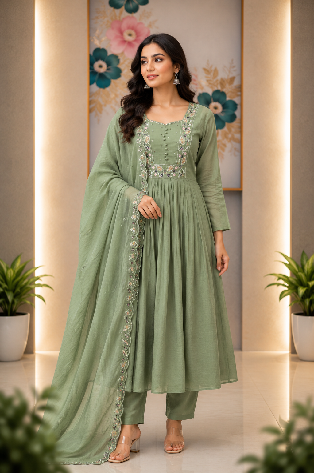 Plussize Umbrella Roman Dress